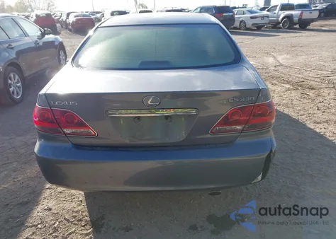 2005 Lexus Es 330 из США, поврежденный, VIN JTHBA30G655126389
